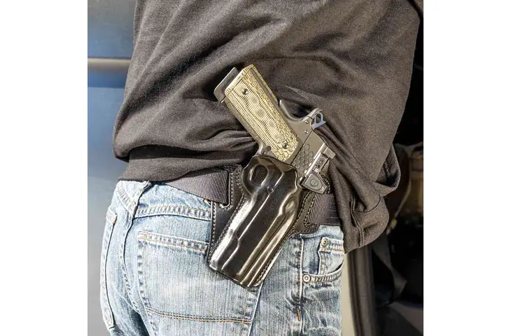 Galco 2.0 Concealable Premium Steerhide Dan Wesson 1911 / Kimber 1911 / Smith & Wesson SW 1911 OWB B - view 6